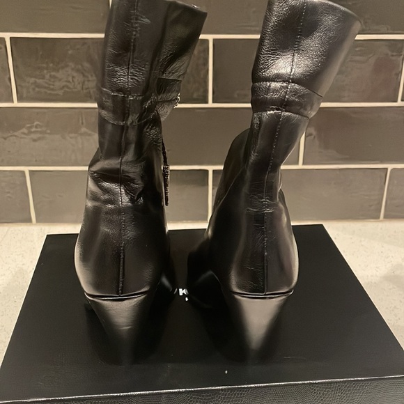The Kooples, black, size 39 mid high western boots. - Picture 3 of 6